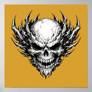 Awesome Skeleton Poster