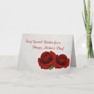 Awesome Special Wishes for a Happy Mother's Day Thank You Card