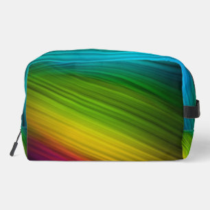 Awesome Spectrum of Rainbow Colors Dopp Kit
