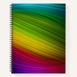 Awesome Spectrum of Rainbow Colors Notebook