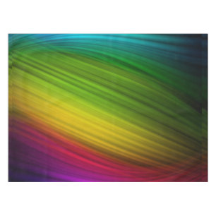 Awesome Spectrum of Rainbow Colors Tablecloth