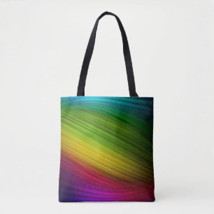 Awesome Spectrum of Rainbow Colors Tote Bag