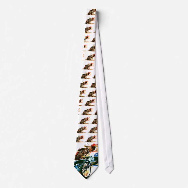 Awesome Speedway Motorcycle Clothing Tie (Front)