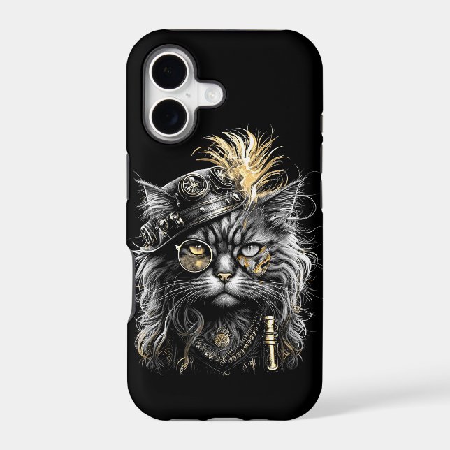 Awesome Steampunk Cat  (Back)