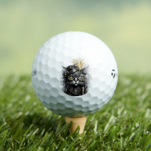 Awesome Steampunk Cat Golf Balls