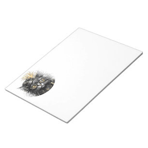 Awesome Steampunk Cat  Notepad