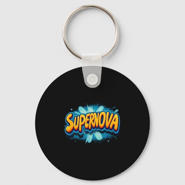 Awesome Supernova Costume For Boys And Girls  Keychain (Front)