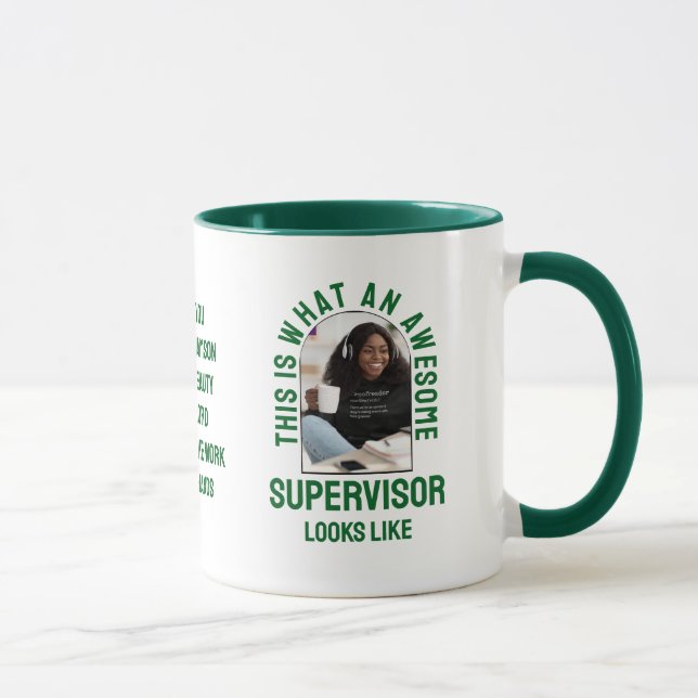 AWESOME SUPERVISOR LOOKS LIKE Coworker Employee  Mug (Right)