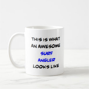 awesome surf angler coffee mug