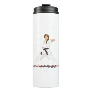 Awesome Taekwondo Mom Athletic Mother Martial Arti Thermal Tumbler
