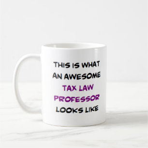 awesome tax law professor coffee mug