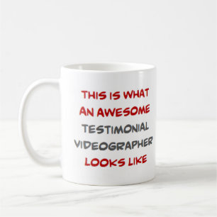 awesome testimonial videographer coffee mug
