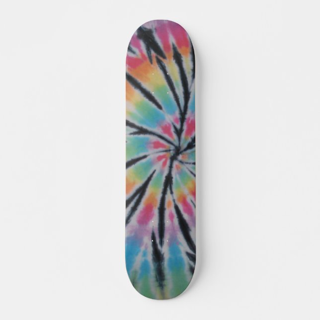 Awesome Tie Dye Skateboard - Swirl (Front)