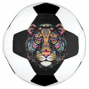 Awesome Tiger Head  Soccer Ball