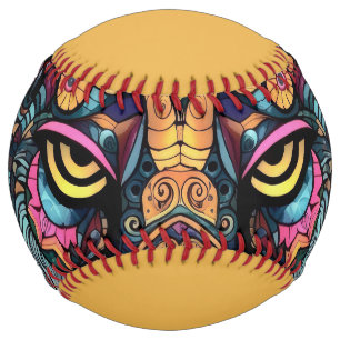 Awesome Tiger Head  Softball