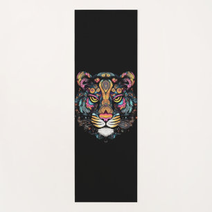 Awesome Tiger Head Yoga Mat