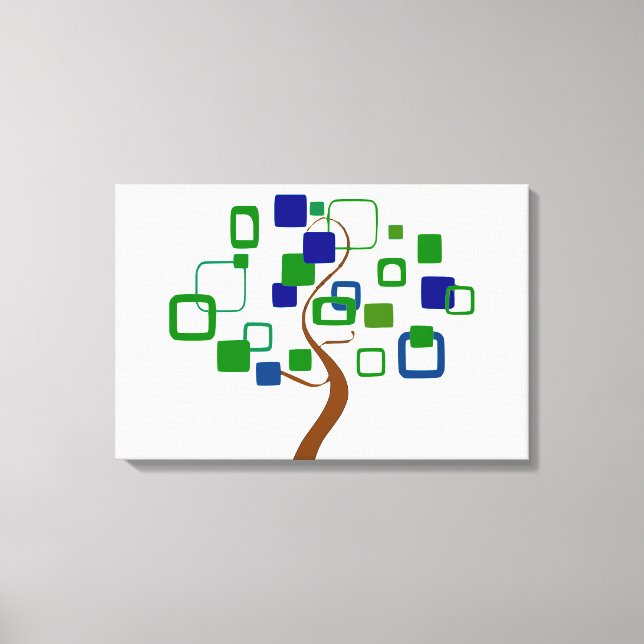 Awesome Tree Canvas Print (Front)