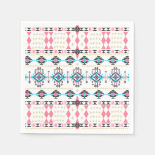 Awesome tribal ethnic geometric pattern napkin