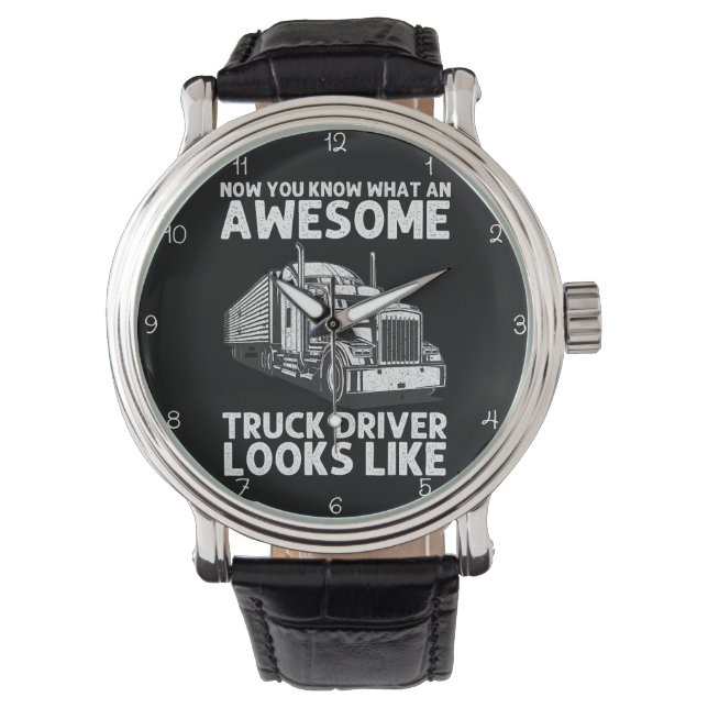 Awesome Truck Driver: See Me Now Watch (Front)