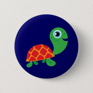 Awesome Turtle 2 Inch Round Button
