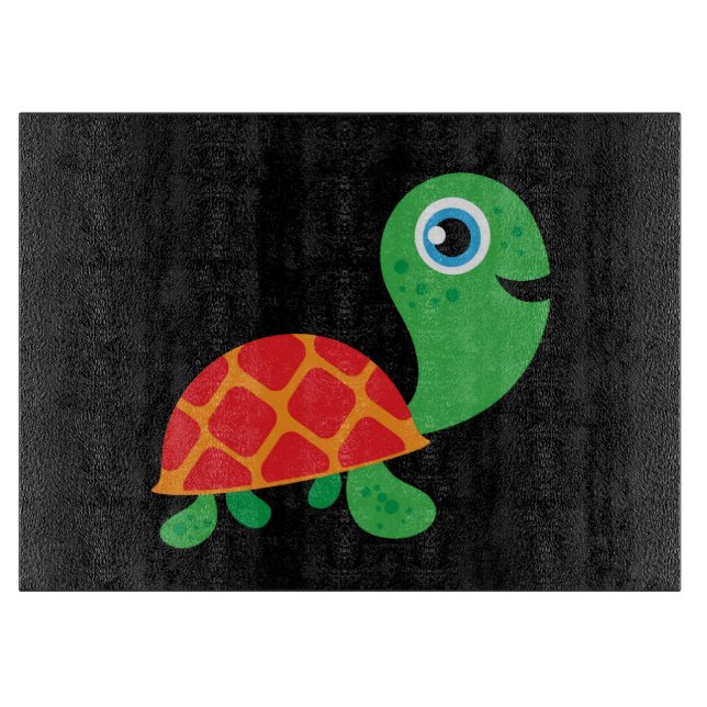 Awesome Turtle Cutting Board (Front)