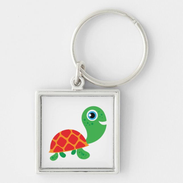 Awesome Turtle Keychain (Front)