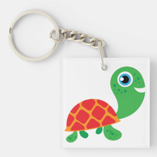 Awesome Turtle Keychain
