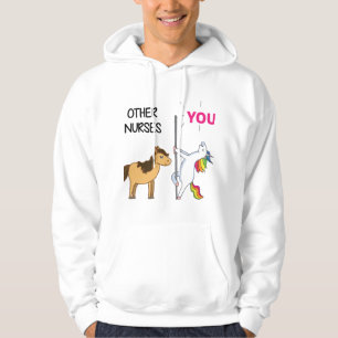 Awesome Unicorn Gift For Nurse Hoodie