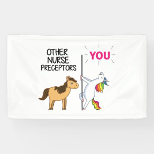 Awesome Unicorn Gift For Nurse Preceptor Banner