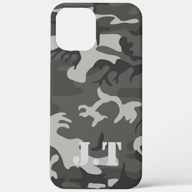 Awesome Urban Camouflage Pattern Monogram Case-Mate iPhone Case (Back)
