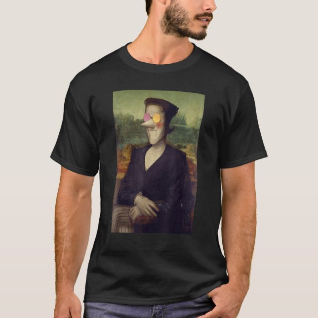 Awesome Videogames Playing Classic Arts Characters T-Shirt (Front)