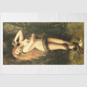 Awesome Vintage Beauty Lilith With Serpent Snake Tissue Paper