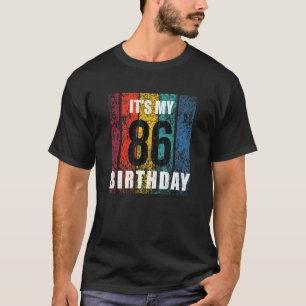 Awesome Vintage Birthday 86 Year Old Birthday Part T-Shirt