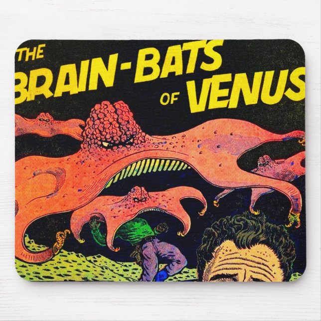 Awesome Vintage Comic Book Mouse Pad (Front)