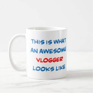 awesome vlogger coffee mug