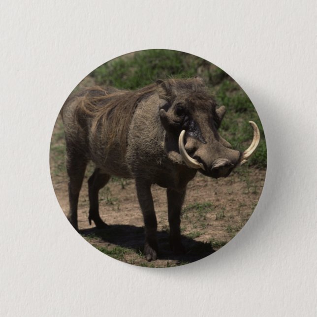 Awesome Warthog 2 Inch Round Button (Front)