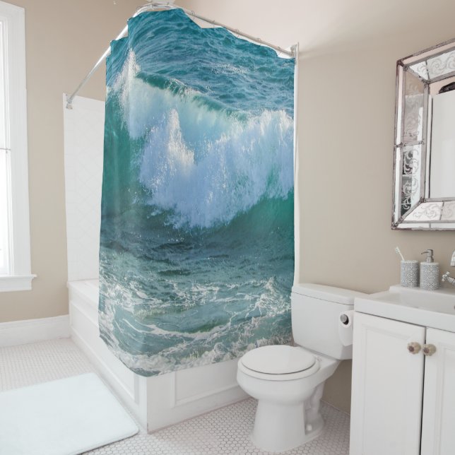 Awesome Wave breaking on the sea shore (In Situ)