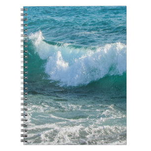 Awesome Wave sea shore nautical ocean nature Notebook