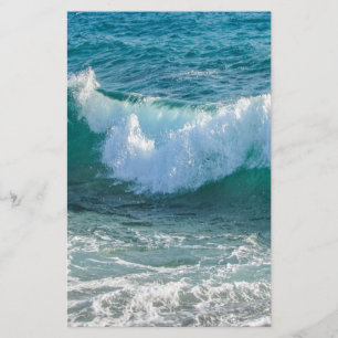 Awesome Wave sea shore nautical ocean nature Stationery