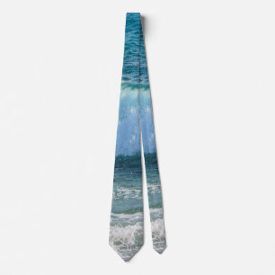 Awesome Wave sea shore nautical ocean nature Tie