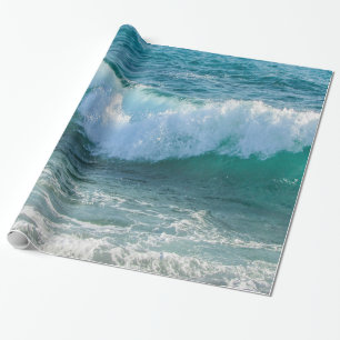 Awesome Wave sea shore nautical ocean nature Wrapping Paper