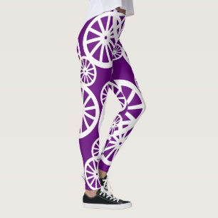 Awesome Wheel Circle Pattern Leggings