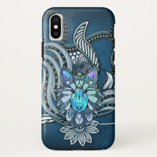 Awesome wolf, lineart design Case-Mate iPhone case
