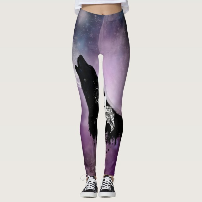 Awesome wolves leggings (Front)