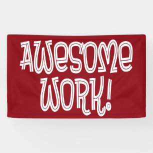 Awesome Work Employee Appreciation Thank You Banner