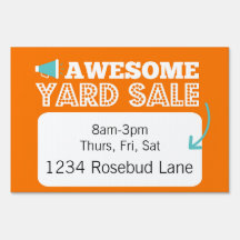 Awesome Yard Sale Sign