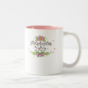 Awesome YaYa T-Shirt Two-Tone Coffee Mug