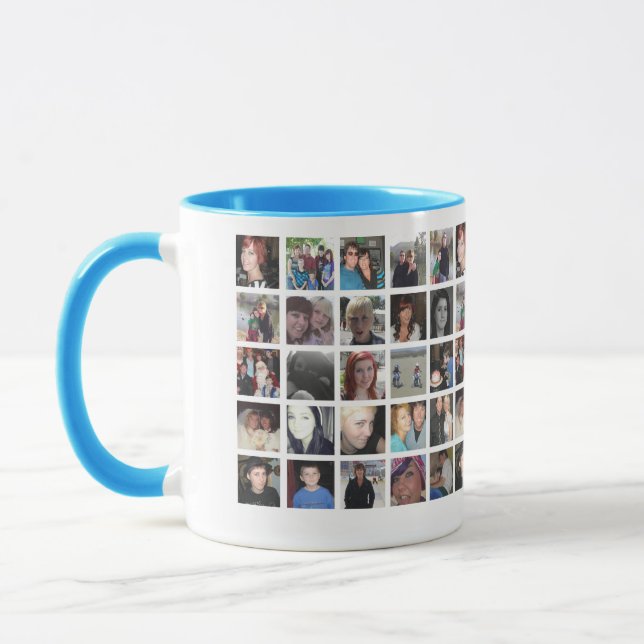 Awesome Your Own 30 Picture Instagram Photo Mug (Left)