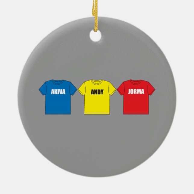 Awesometown Ceramic Ornament (Back)