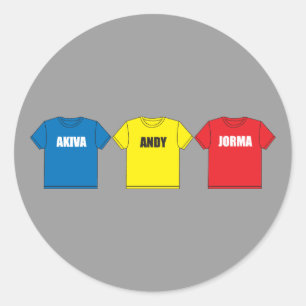 Awesometown Classic Round Sticker